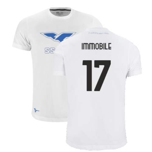 Lazio 125th Anniversary Cotton Tee (White) (Immobile 17)