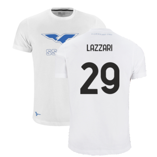 Lazio 125th Anniversary Cotton Tee (White) (Lazzari 29)