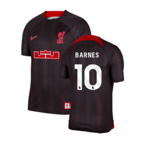 LeBron x Liverpool Football Shirt (Black) (Barnes 10)