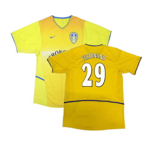Leeds 2002-2003 Away Shirt (Excellent) (Ferdinand 29)