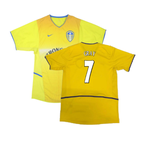 Leeds 2002-2003 Away Shirt (Excellent) (Gray 7)