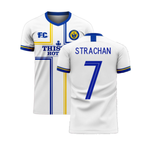 Leeds 2020-2021 Home Concept Football Kit (Fans Culture) (STRACHAN 7)