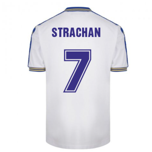 Leeds United 1978 Admiral Retro Football Shirt (STRACHAN 7)