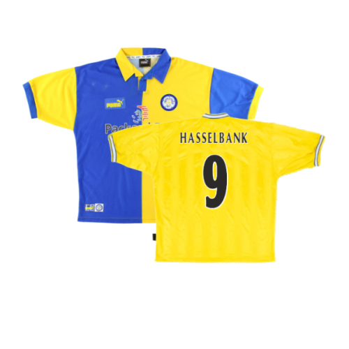 Leeds United 1997-99 Away Shirt (L) (Very Good) (Hasselbank 9)