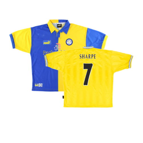 Leeds United 1997-99 Away Shirt (L) (Very Good) (Sharpe 7)