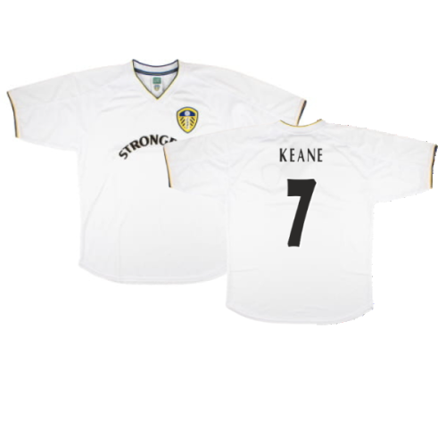 Leeds United 2001 Retro Football Shirt (Keane 7)