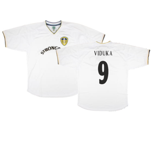 Leeds United 2001 Retro Football Shirt (Viduka 9)