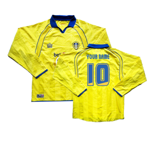 Leeds United 2006-07 Away Long Sleeved Shirt ((Very Good) L) (Your Name)