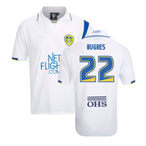 Leeds United 2009 Home Retro Jersey (Hughes 22)