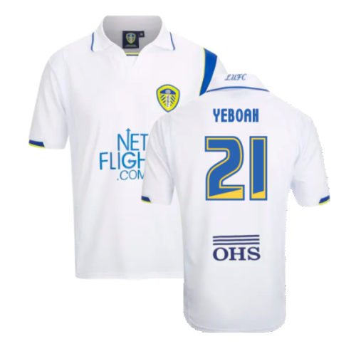 Leeds United 2009 Home Retro Jersey (Yeboah 21)