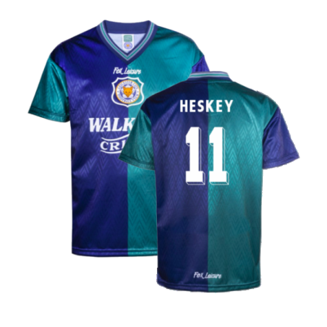 Leicester City 1995 Third Retro Shirt (HESKEY 11)