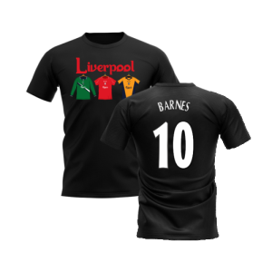 Liverpool 2000-2001 Retro Shirt T-shirt - Text (Black) (BARNES 10)