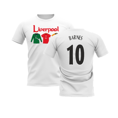 Liverpool 2000-2001 Retro Shirt T-shirt - Text (White) (BARNES 10)