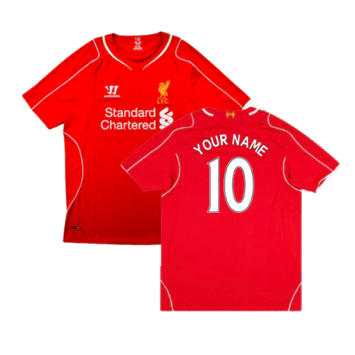 Liverpool 2014-15 Home Shirt (XXL) (Very Good) (Your Name)