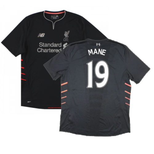 Liverpool 2016-17 Away Shirt ((Excellent) XXL) (Mane 19)