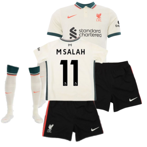 Liverpool 2021-2022 Away Little Boys Mini Kit (M.SALAH 11)