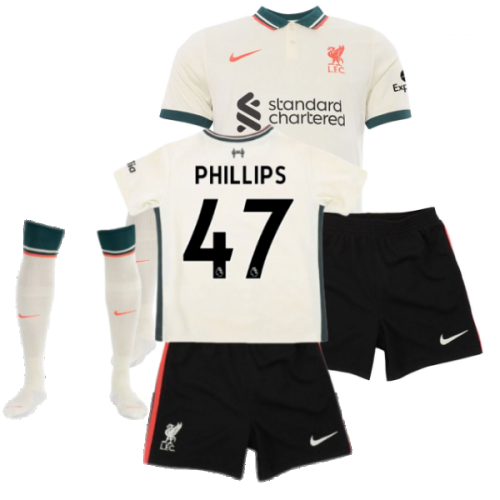 Liverpool 2021-2022 Away Little Boys Mini Kit (PHILLIPS 47)