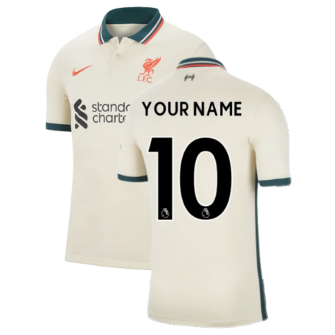 Liverpool 2021-2022 Away Shirt (Kids) (Your Name)