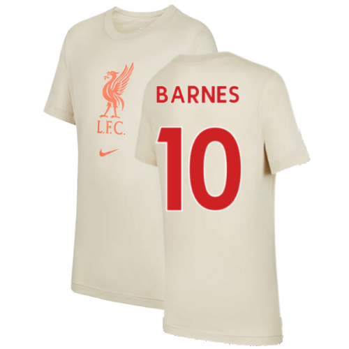 Liverpool 2021-2022 Evergreen Crest Tee (Fossil) - Kids (BARNES 10)