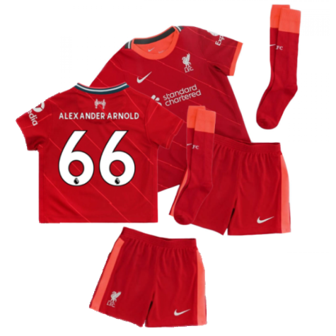 Liverpool 2021-2022 Home Little Boys Mini Kit (ALEXANDER ARNOLD 66)