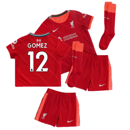 Liverpool 2021-2022 Home Little Boys Mini Kit (GOMEZ 12)