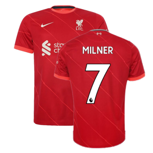 Liverpool 2021-2022 Home Shirt (Kids) (MILNER 7)