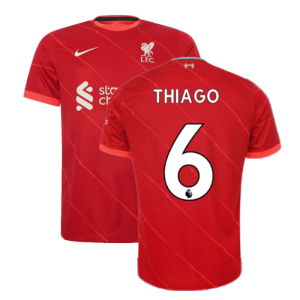 Liverpool 2021-2022 Home Shirt (THIAGO 6)