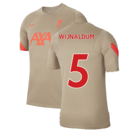 Liverpool 2021-2022 Training Shirt (Mystic Stone) (WIJNALDUM 5)