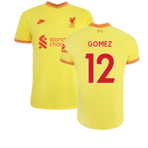 Liverpool 2021-2022 Vapor 3rd Shirt (GOMEZ 12) Liverpool 2021-2022 Vapor 3rd Shirt (GOMEZ 12)