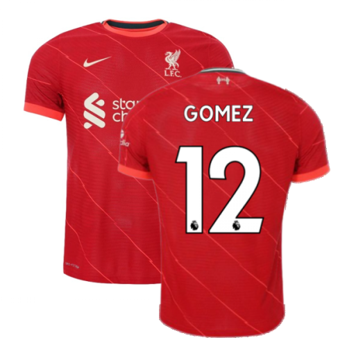 Liverpool 2021-2022 Vapor Home Shirt (GOMEZ 12)