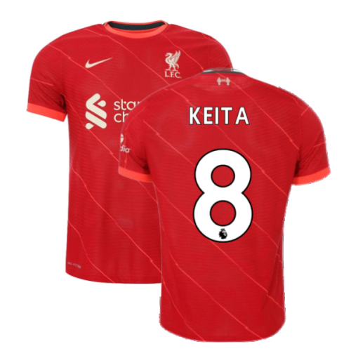 Liverpool 2021-2022 Vapor Home Shirt (Kids) (KEITA 8)