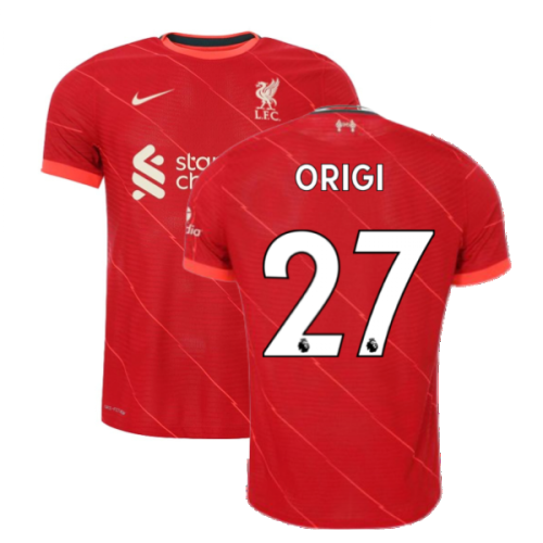 Liverpool 2021-2022 Vapor Home Shirt (Kids) (ORIGI 27)