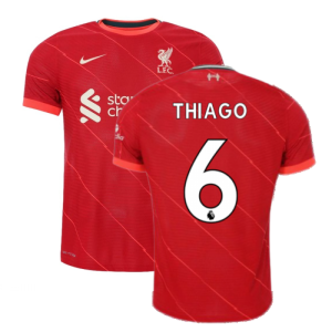 Liverpool 2021-2022 Vapor Home Shirt (THIAGO 6) Liverpool 2021-2022 Vapor Home Shirt (THIAGO 6)
