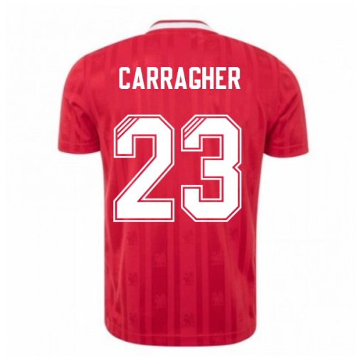 Liverpool FC 1988-89 Candy Home Shirt (CARRAGHER 23)