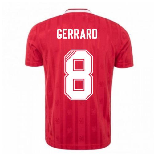 Liverpool FC 1988-89 Candy Home Shirt (GERRARD 8)