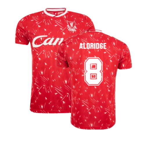 Liverpool FC 1990 Retro Football Shirt (Aldridge 8)