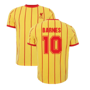 Liverpool Heritage 1982 Yellow Away Tee (BARNES 10)