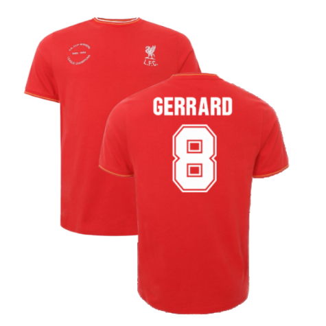 Liverpool Heritage 1986 Red Home Tee (GERRARD 8)