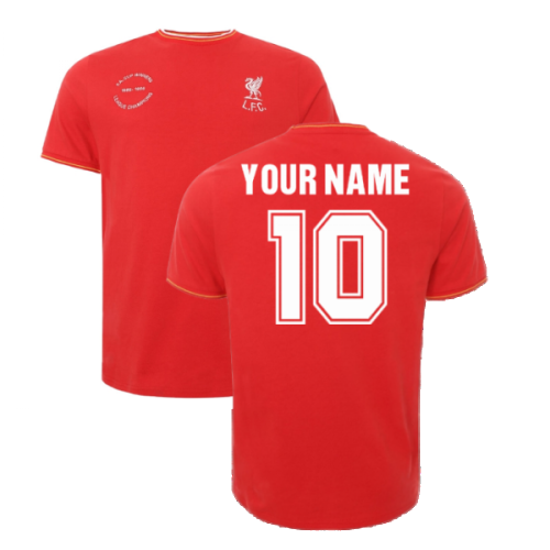 Liverpool Heritage 1986 Red Home Tee (Your Name)