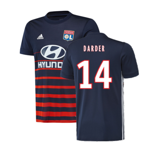 Lyon 2017-18 Away Shirt ((Excellent) L) (Darder 14)
