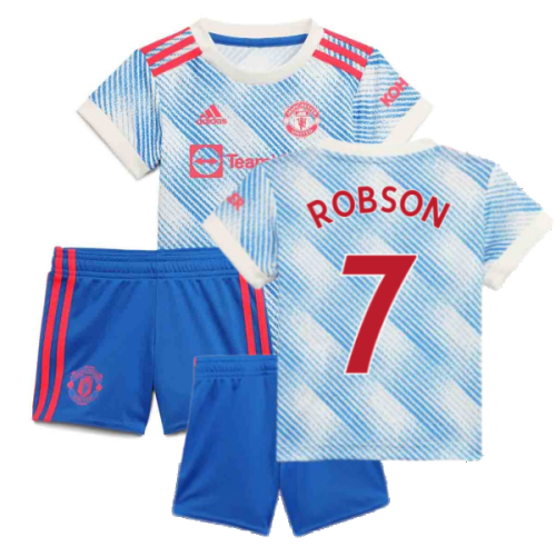 Man Utd 2021-2022 Away Baby Kit (ROBSON 7)