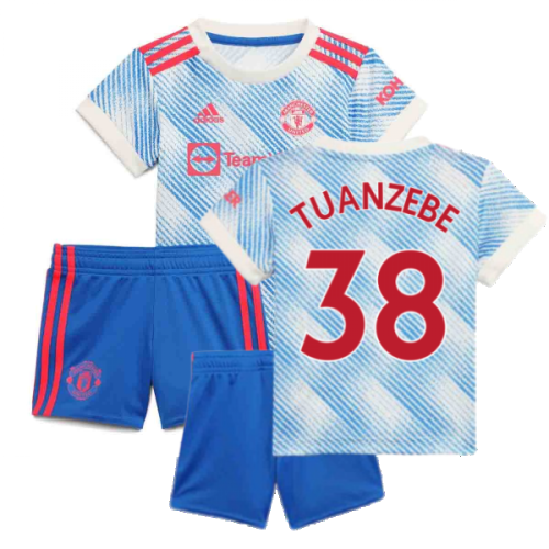 Man Utd 2021-2022 Away Baby Kit (TUANZEBE 38)