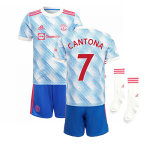 Man Utd 2021-2022 Away Mini Kit (CANTONA 7)