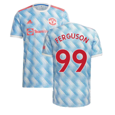 Man Utd 2021-2022 Away Shirt (Kids) (FERGUSON 99)