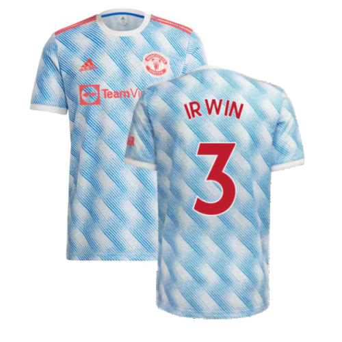 Man Utd 2021-2022 Away Shirt (Kids) (IRWIN 3)