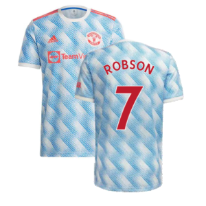 Man Utd 2021-2022 Away Shirt (Kids) (ROBSON 7)