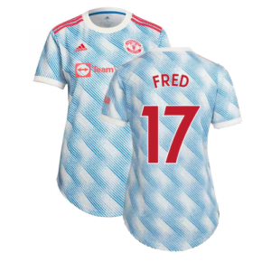 Man Utd 2021-2022 Away Shirt (Ladies) (FRED 17)