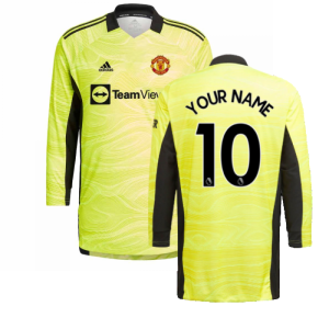 Man Utd 2021-2022 Home Goalkeeper Shirt (Yellow)