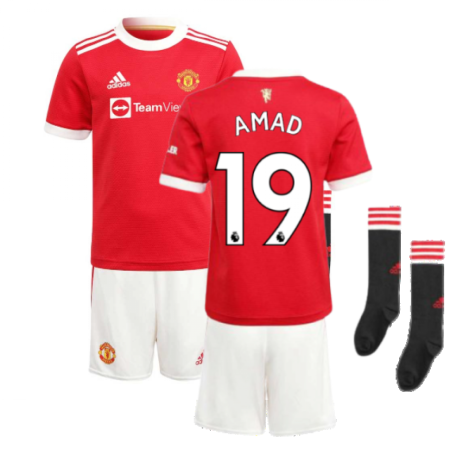 Man Utd 2021-2022 Home Mini Kit (AMAD 19)