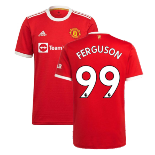 Man Utd 2021-2022 Home Shirt (FERGUSON 99)